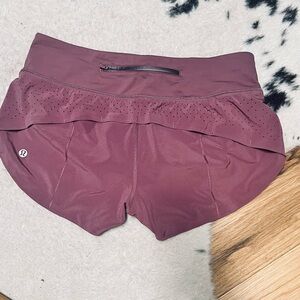 lululemon athletica Women's Burgundy Athletic Shorts
